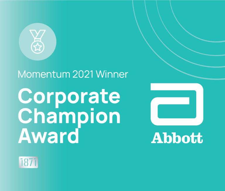 Here is your Corporate Champion Award Winner at the 14th Annual Momentum Awards!