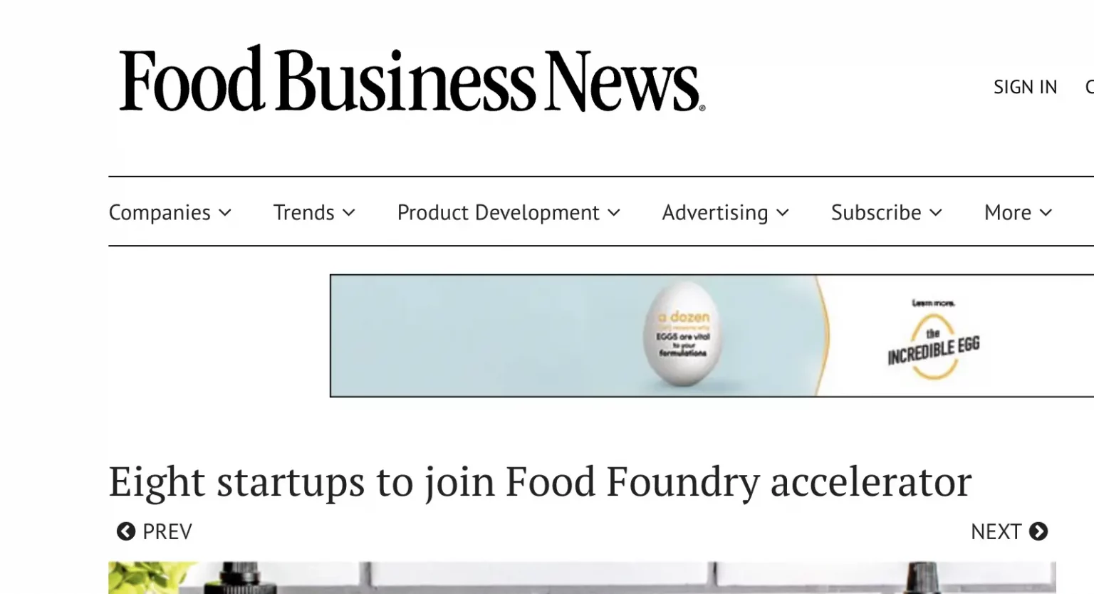 8 startups to join Food Foundry accelertor