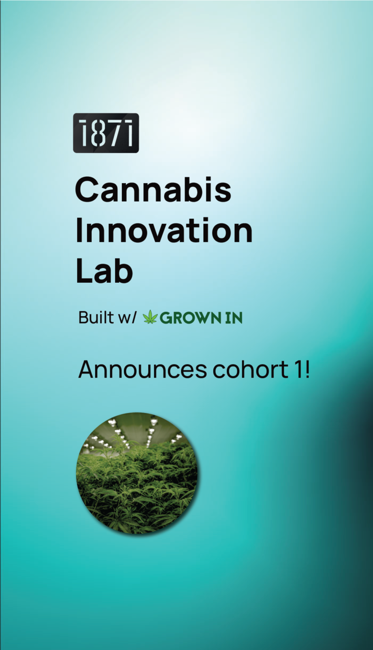 <strong>1871 Announces Cannabis Innovation Lab 2023 Cohort</strong>
